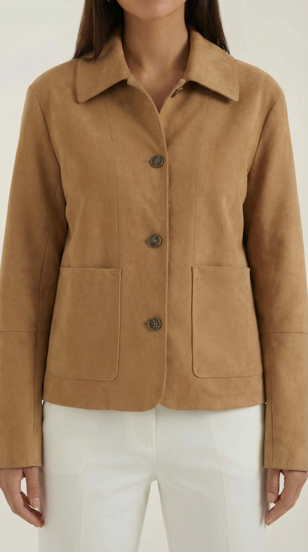 Short Button-Front Jacket for Casual Days - product photo 5