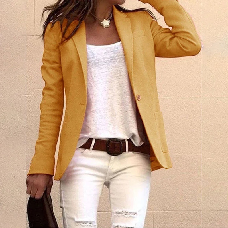 Slim-Fit Blazer with Classic Lapel - product photo 6