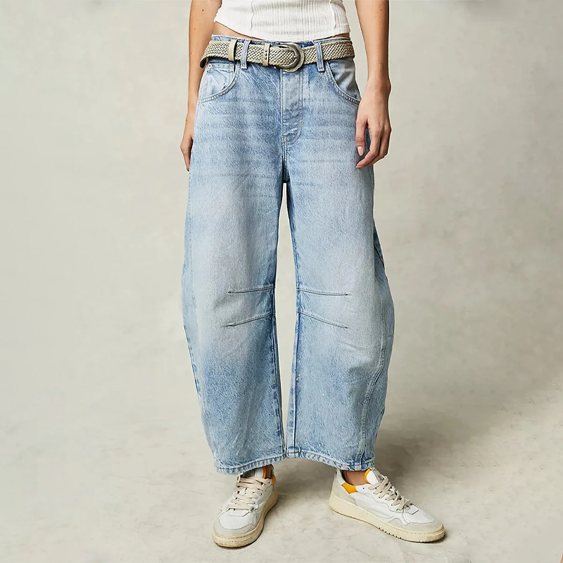 Wide-Leg Trousers with Relaxed Fit - product photo 8