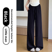 Womens High Waisted Wide Leg Linen Pants