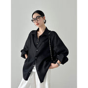 Women's Loose Fit Linen Shirt