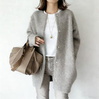 Light gray knitted material