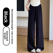 Womens High Waisted Wide Leg Linen Pants
