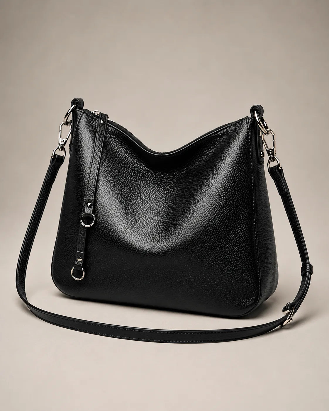Soft Genuine Leather Hobo Shoulder Bag for Women – Noémie