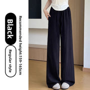 Womens High Waisted Wide Leg Linen Pants