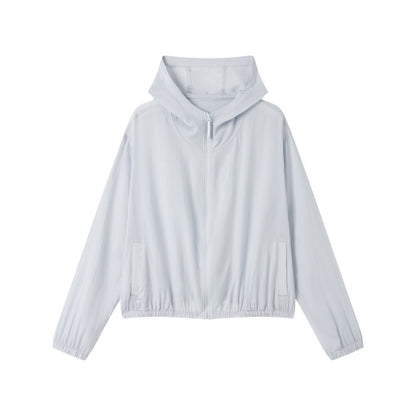 Lyocell Linen Hooded Zip-Up Shirt