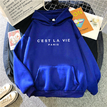 Dames oversized hoodie met buikzak
