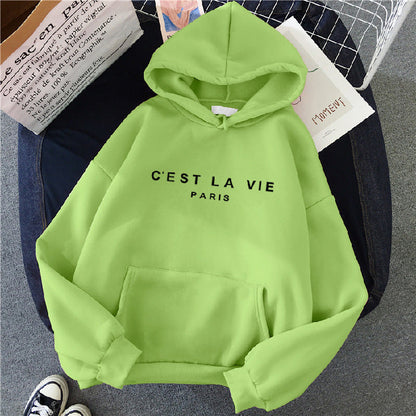 Dames oversized hoodie met buikzak