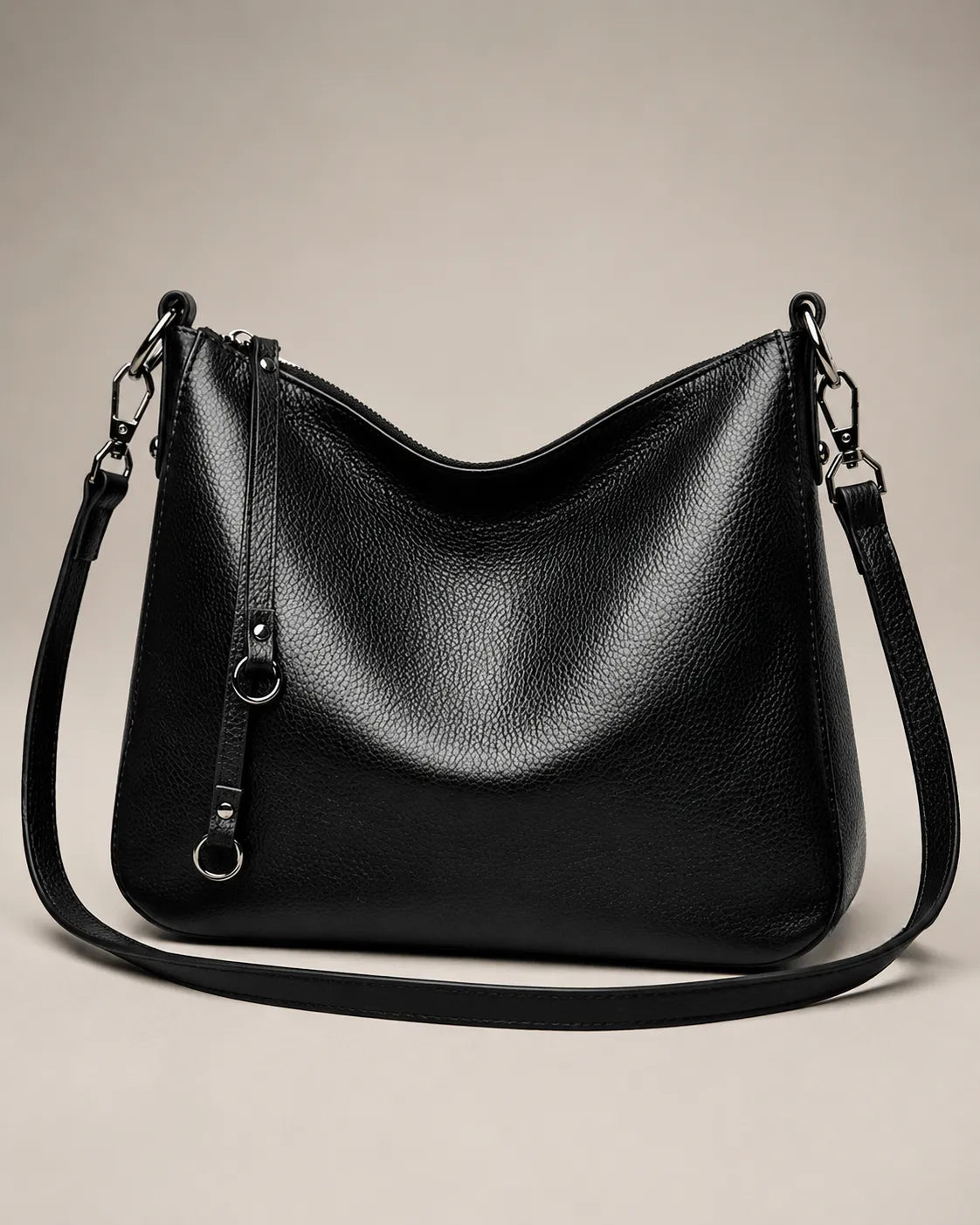 Soft Genuine Leather Hobo Shoulder Bag for Women – Noémie