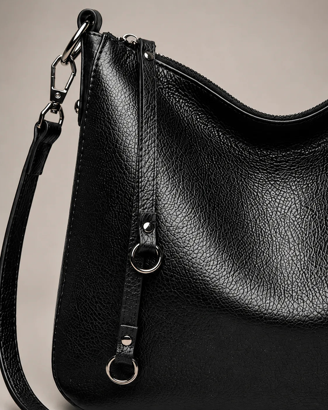 Soft Genuine Leather Hobo Shoulder Bag for Women – Noémie