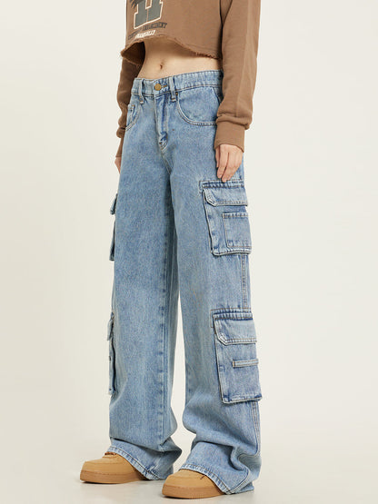 Baggy Cargo Jeans with Relaxed Fit - product photo 4