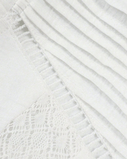 Casual Ruffle Blouse with Wavy Texture - product photo 4