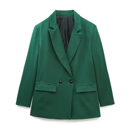 Double-Breasted Blazer with Regular Fit - product photo 10