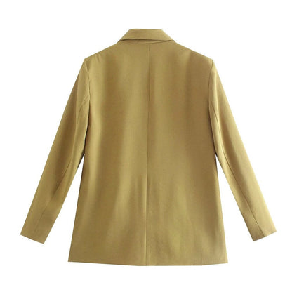 Double-Breasted Blazer with Regular Fit - product photo 13