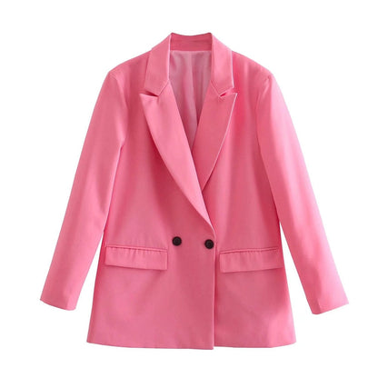 Double-Breasted Blazer with Regular Fit - product photo 14