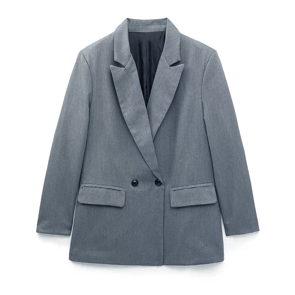 Double-Breasted Blazer with Regular Fit - product photo 16