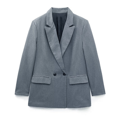 Double-Breasted Blazer with Regular Fit - product photo 16