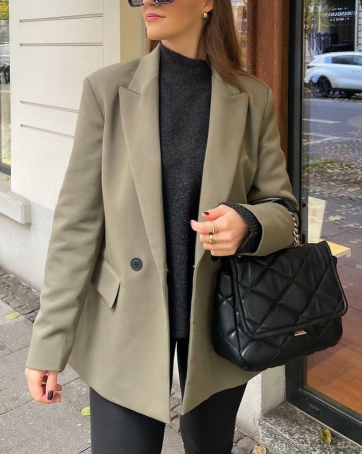 Double-Breasted Blazer with Regular Fit - product photo 2