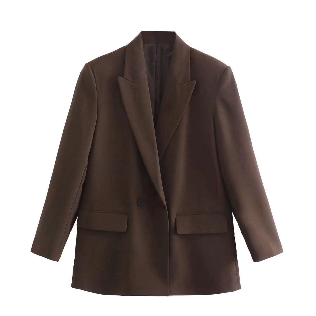 Double-Breasted Blazer with Regular Fit - product photo 8