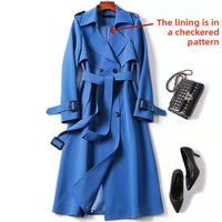 Blue check lining