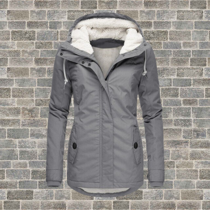 Hooded Winter Coat with Fleece Lining - product photo 4