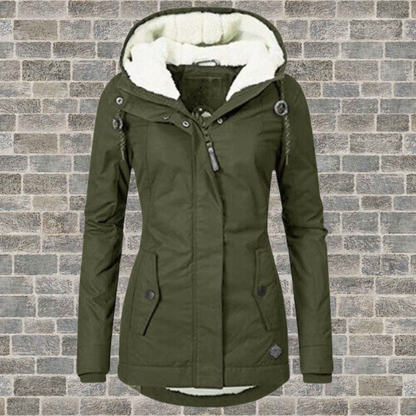 Hooded Winter Coat with Fleece Lining - product photo 7
