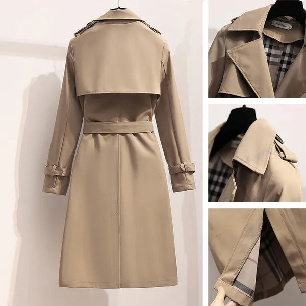 Long Trenchcoat with Double Button Closure - product photo 11