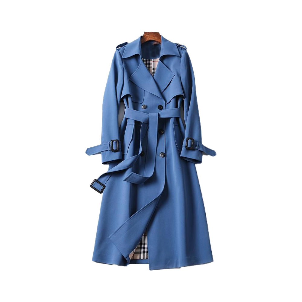 Long Trenchcoat with Double Button Closure - product photo 17