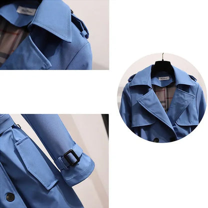 Long Trenchcoat with Double Button Closure - product photo 21