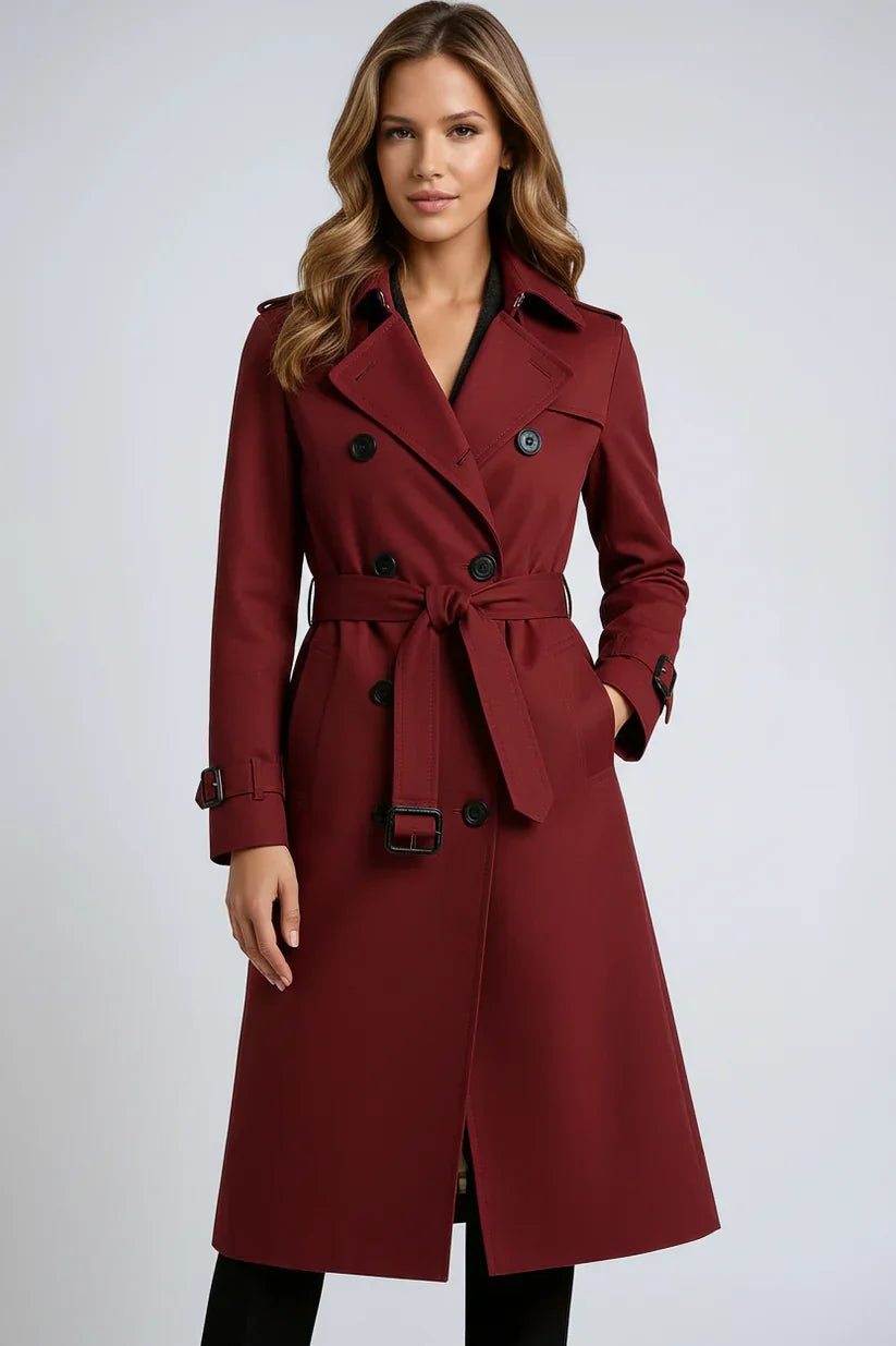 Long Trenchcoat with Double Button Closure - product photo 4