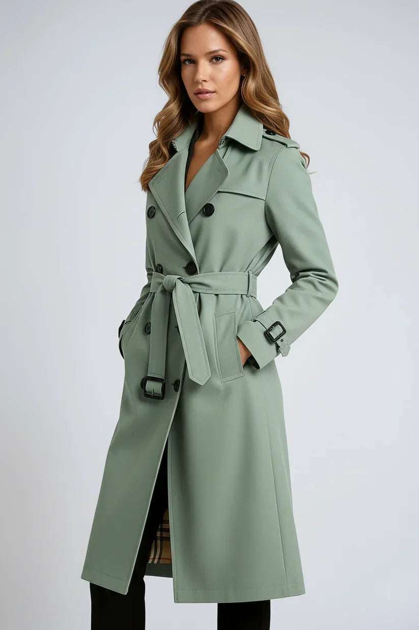 Long Trenchcoat with Double Button Closure - product photo 7