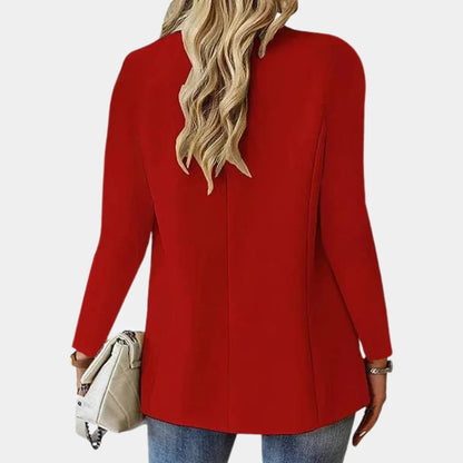 Minimalist Blazer with Long Sleeves - product photo 2