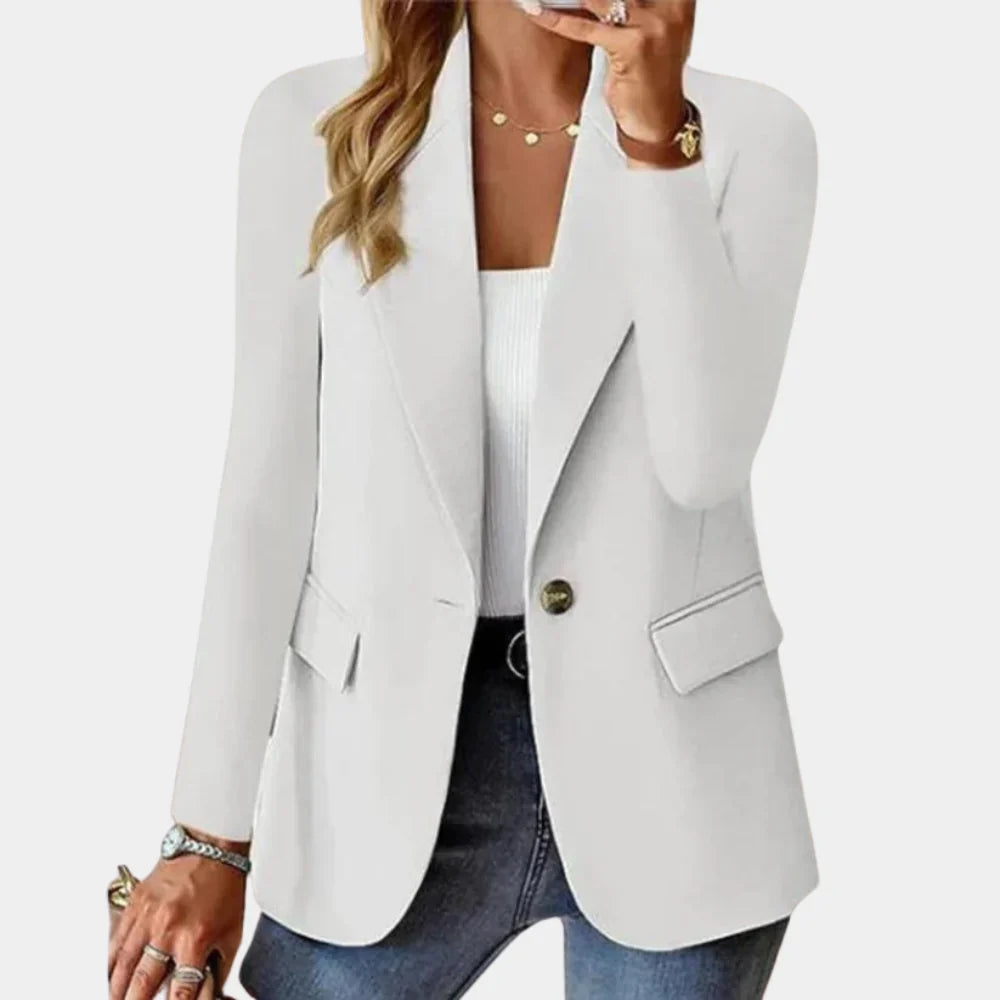 Minimalist Blazer with Long Sleeves - product photo 3