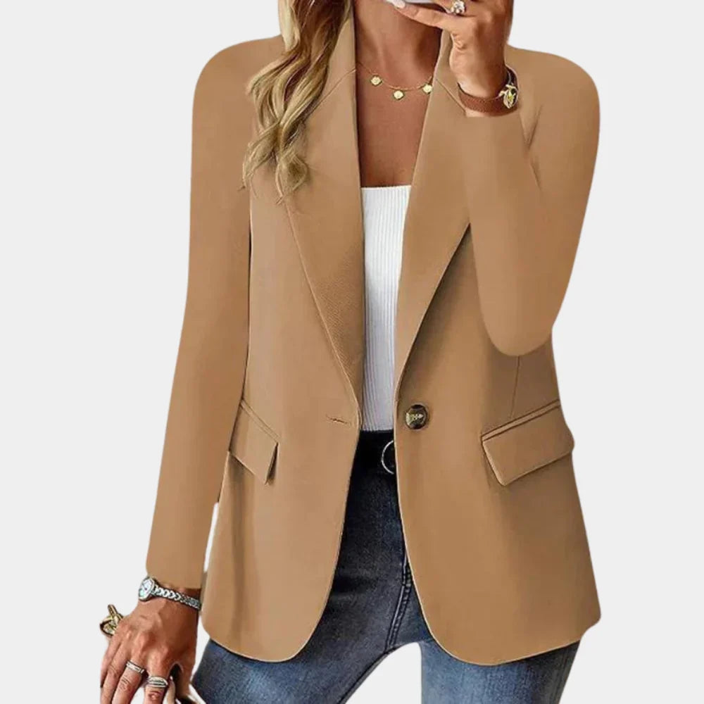 Minimalist Blazer with Long Sleeves - product photo 4