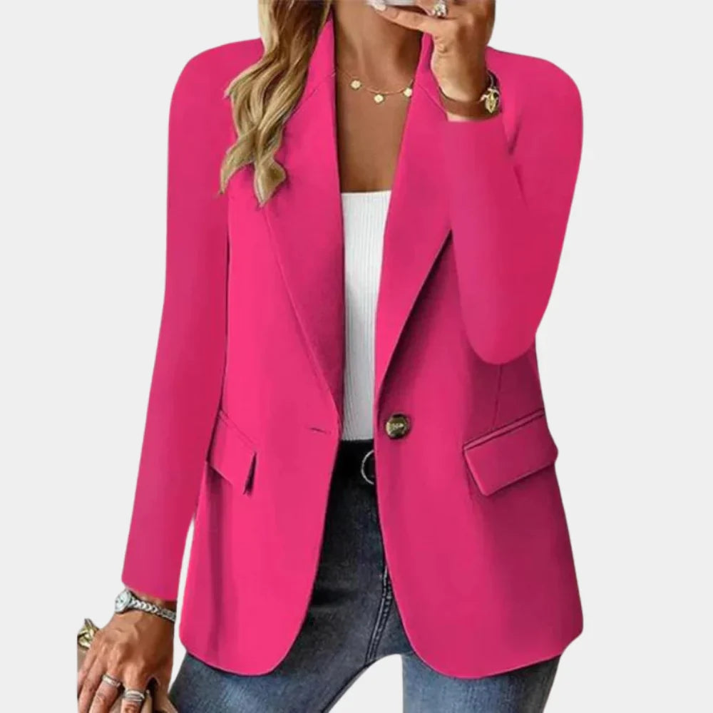 Minimalist Blazer with Long Sleeves - product photo 5
