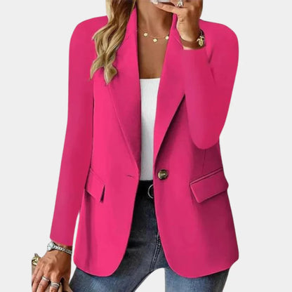 Minimalist Blazer with Long Sleeves - product photo 5