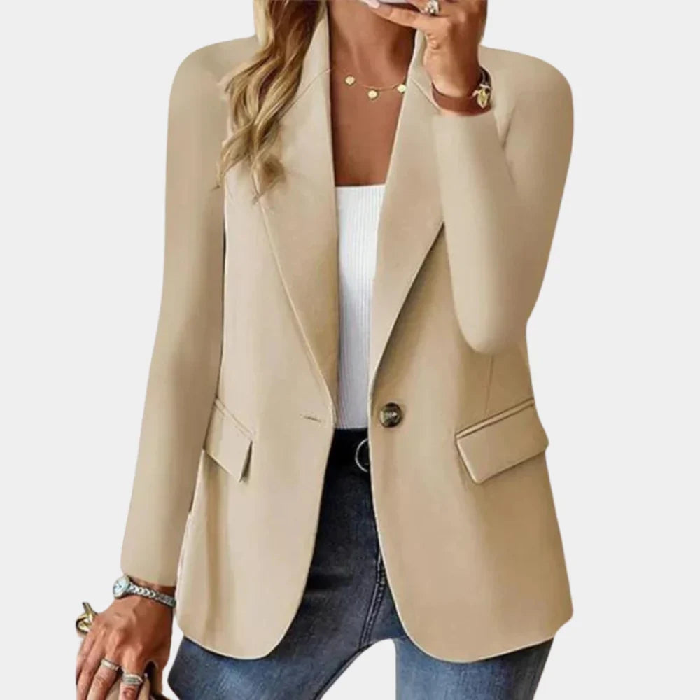 Minimalist Blazer with Long Sleeves - product photo 6