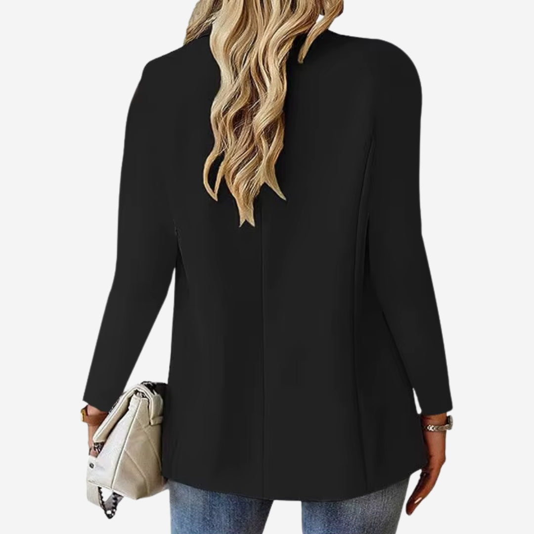 Minimalist Blazer with Long Sleeves - product photo 8
