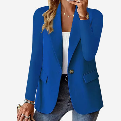 Minimalist Blazer with Long Sleeves - product photo 9