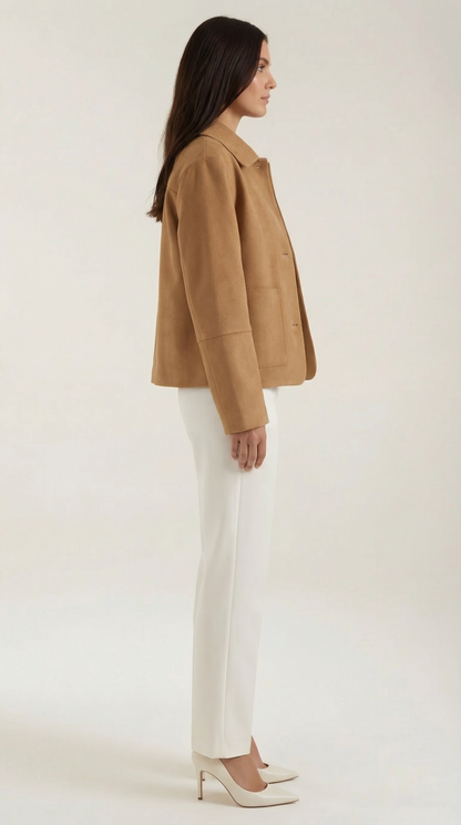 Short Button-Front Jacket for Casual Days - product photo 3