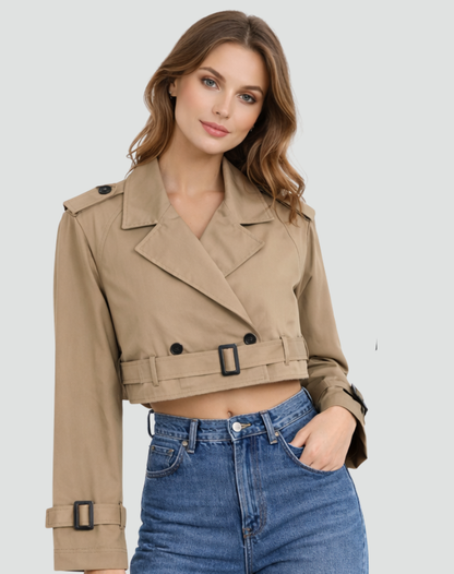 Short Trenchcoat with Regular Fit - product photo 2