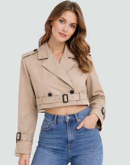 Short Trenchcoat with Regular Fit - product photo 3
