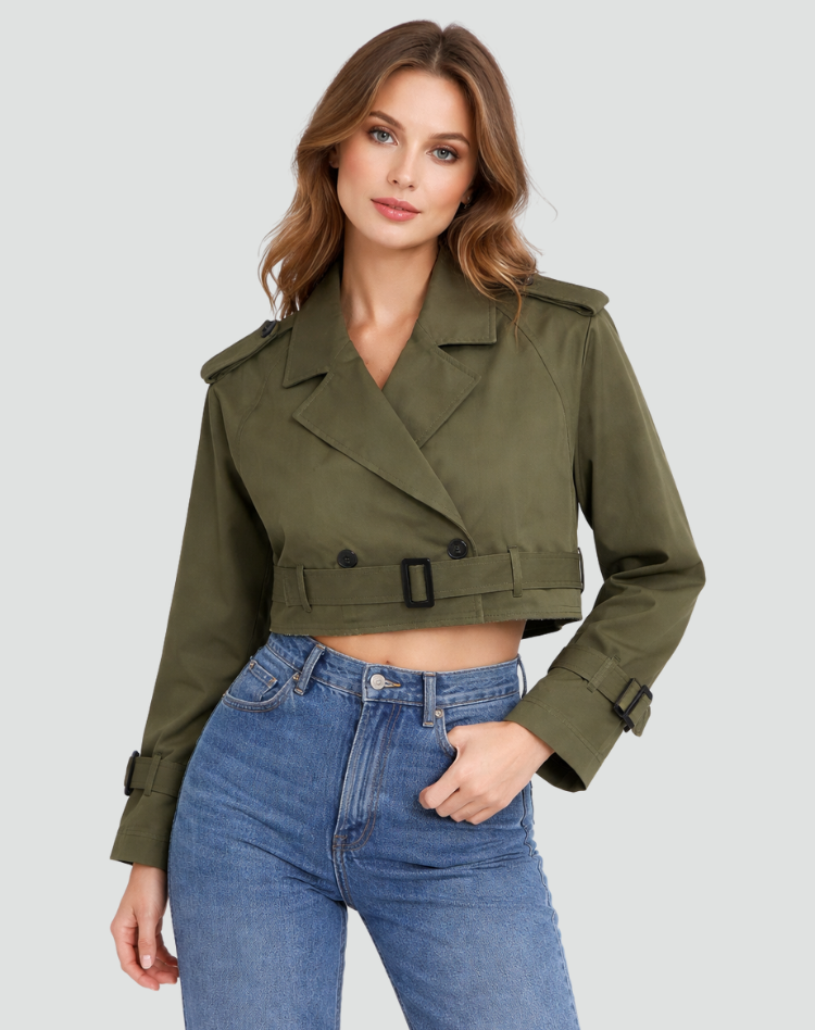Short Trenchcoat with Regular Fit - product photo 4