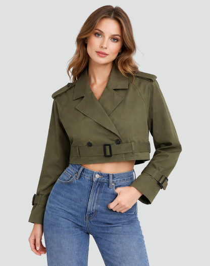 Short Trenchcoat with Regular Fit - product photo 4