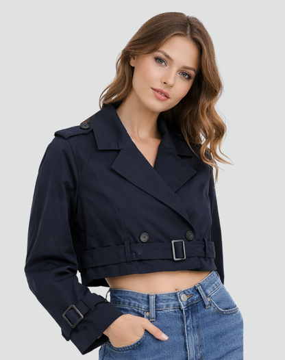 Short Trenchcoat with Regular Fit - product photo 5