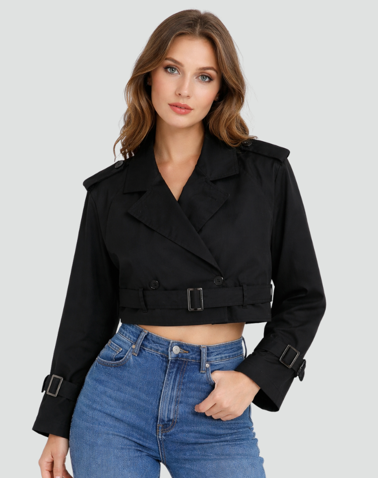 Short Trenchcoat with Regular Fit - product photo 8