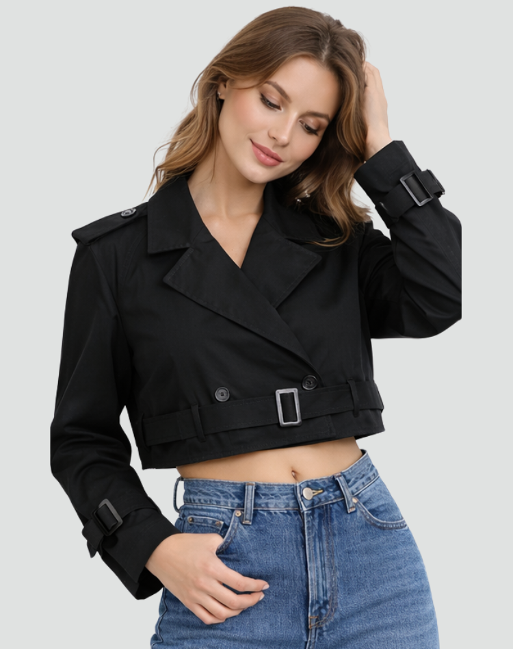 Short Trenchcoat with Regular Fit - product photo 9