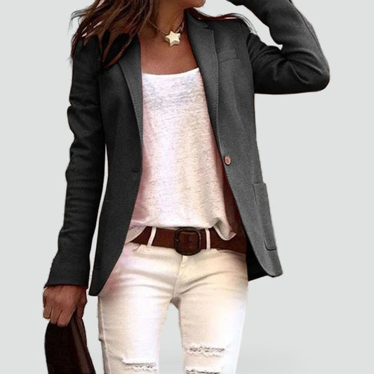 Slim-Fit Blazer with Classic Lapel