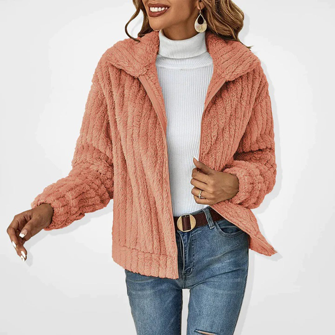 Soft Fleece Jacket with Warm Lining and Zip - product photo 5