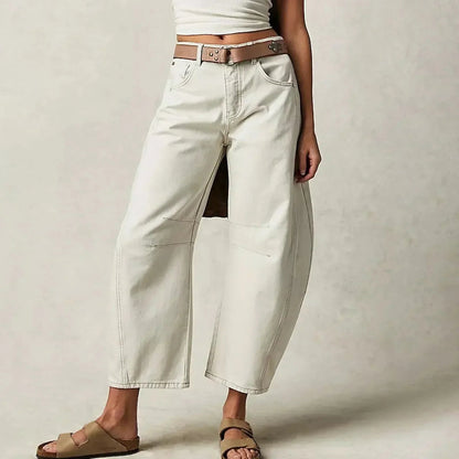 Wide-Leg Trousers with Relaxed Fit - product photo 5